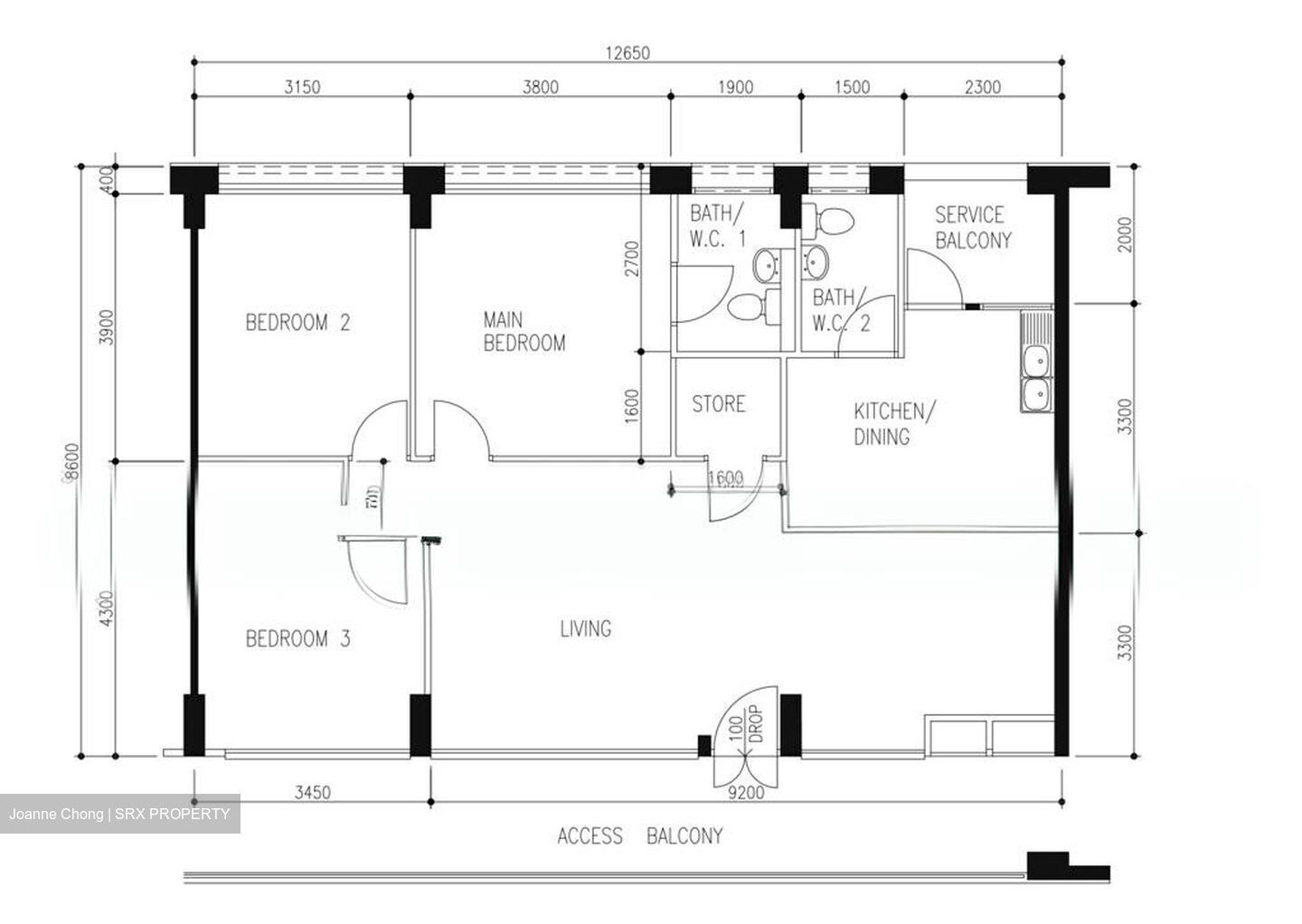 Blk 617 Choa Chu Kang North 7 (Choa Chu Kang), HDB 4 Rooms #570626391